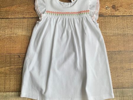 Bella Bliss White Embroidered Dress NWT- Size 18M Discount