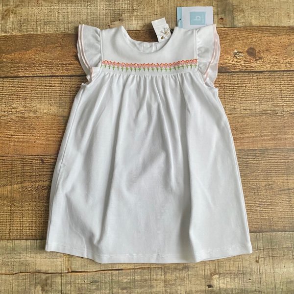 Bella Bliss White Embroidered Dress NWT- Size 18M Discount