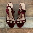 Forever Suede Double Strap Wedge Sandal- Size 8.5 (LIKE NEW) For Cheap