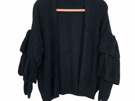 Top Shop Black Tiered Sleeve Cardigan- Size US 2 Online