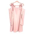 Amanda Uprichard Light Pink Cold Shoulder Dress- Size L For Discount