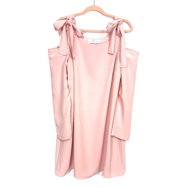 Amanda Uprichard Light Pink Cold Shoulder Dress- Size L For Discount