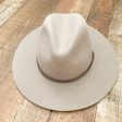 Sole Society Tan Wool Hat With Brown Belt Fashion