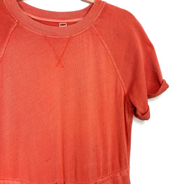 Old Navy Coral T-Shirt Midi Dress- Size M (see notes) Online