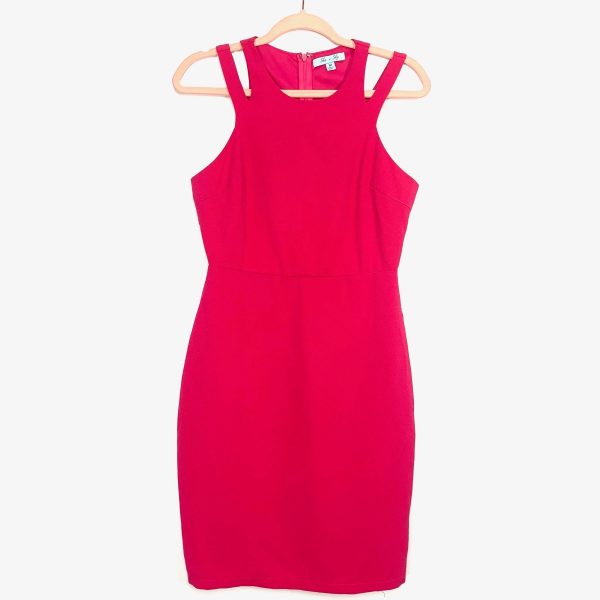 She + Sky Pink Cut Out Sleeveless Dress- Size M Online now