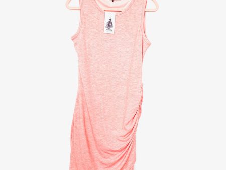 BTFBM Heathered Peach Ruched Side Tank Top Dress (NWT)- Size S Sale