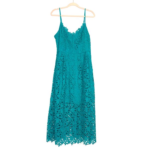 ASTR The Label Green Lace Overlay Midi Dress- Size XXL Discount