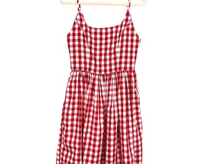 Hearts And Found Red Gingham Dress- Size M For Discount