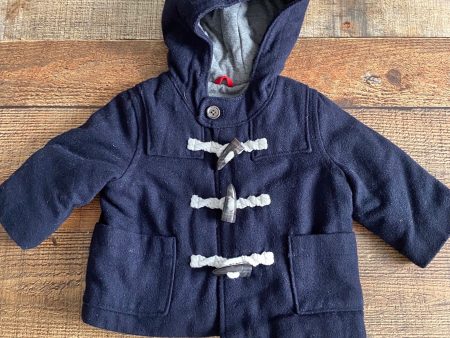 Baby Gap Navy Wool Blend Rope Closure Coat- Size 6-12 M on Sale