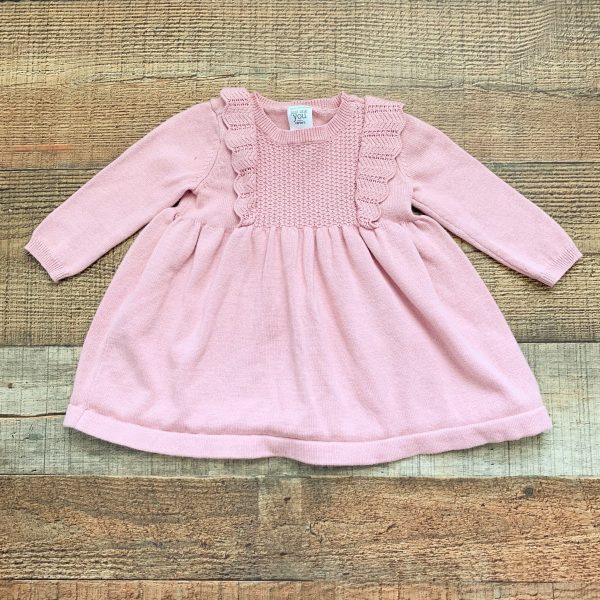 Just One You by Carters Pink Knit Dress- Size 3M For Cheap