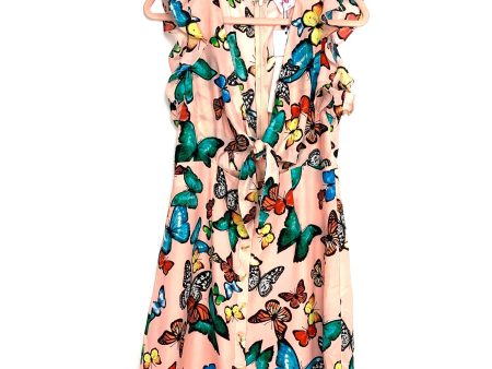 Buddy Love Pink Butterfly Front Tie Cut Out Dress NWT- Size M Cheap