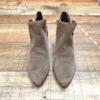 Vince Camuto Taupe Nethera Perforated Bootie- Size 9 Cheap