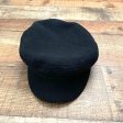 Asos Black Baker Boy Hat With Rope & Side Button Hot on Sale