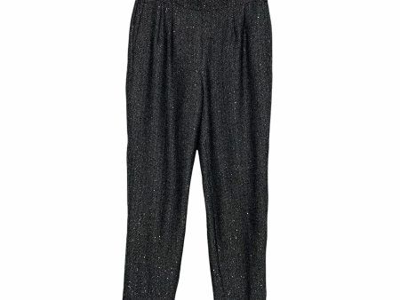 J Crew Sequin Herringbone Martie Pants - Size 0 (Inseam 24 ) Online Sale