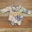 Ruffle Butts Floral Collared Onesie- Size 0-3M For Sale