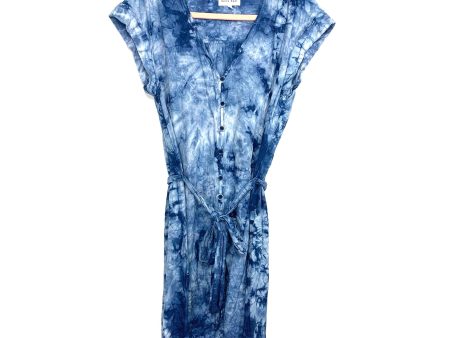 Bella Dahl Tie-Dye Button Up Belted Dress- Size S (sold out online) Hot on Sale