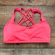 Lululemon Bright Coral Padded Sports Bra- Size 8 Sale