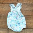 Angel Dear Baby Girl Turtle Print Muslin Romper- Size 0-3M Cheap