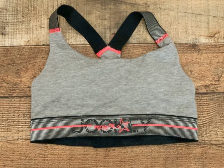 Jockey Move On Grey Heathered Padded Sports Bra- Size S Online Sale