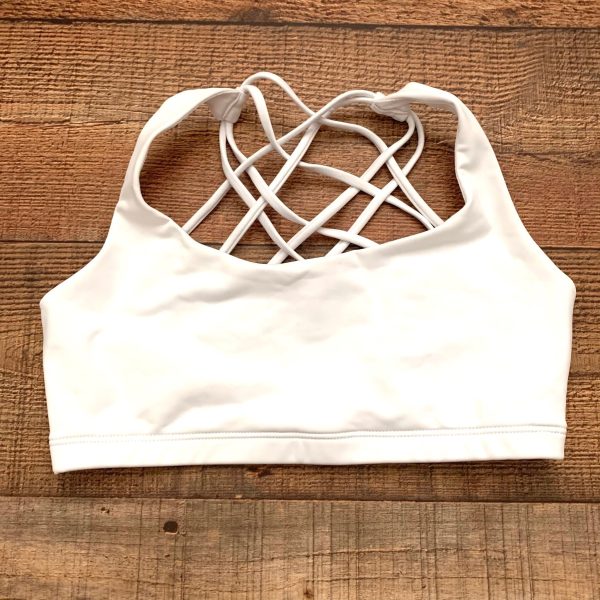 Onzie White Sports Bra NWT- Size S M Fashion