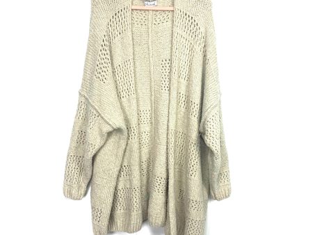 Chicwish Cream Open Knit Cardigan- Size ~M L (see notes) Discount