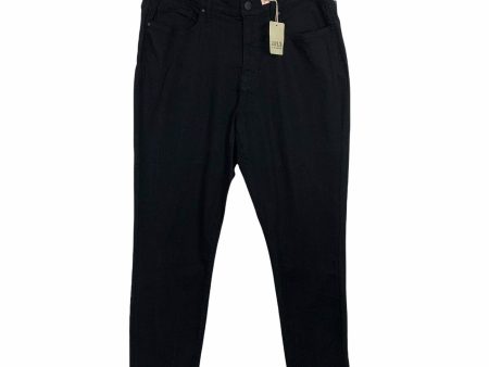 A New Approach Black High-Rise Ankle Skinny Jeans NWT- Size 14 (Inseam 26”) Online