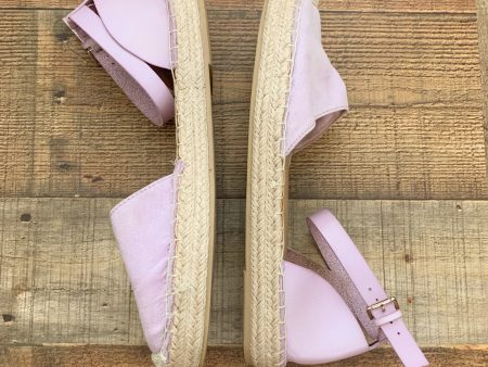 Old Navy Light Purple Ankle Wrap Espadrilles - Size 10 (See Notes) Fashion