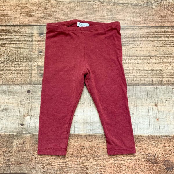 Splendid Camo Sweater with Burgundy Legging Set- Size 3-6M Online Hot Sale