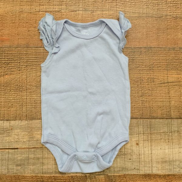 Kyle & Deena Lilac Ruffle Sleeve Onesie- Size 3-6M Online Hot Sale