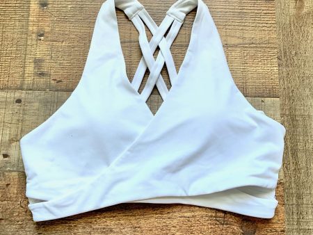 Fabletics White Padded Sports Bra- Size S For Discount