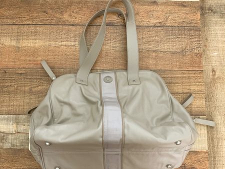 Lululemon Grey Multi Pocket Gym Bag Supply