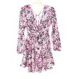 Michael Costello x Revolve Floral Print Front Twist Cut Out Open Back With Tie Dress NWT- Size S Fashion