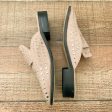 Beast Tan Silver Studded Mules- Size 6.5 Online Hot Sale