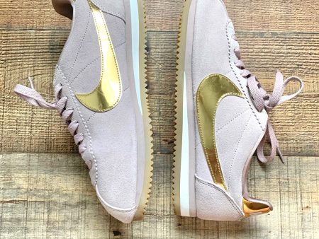 Pre-owned Nike Cortez Gold Metallic Sneakers- Size 8.5 (Like New!) Online Sale