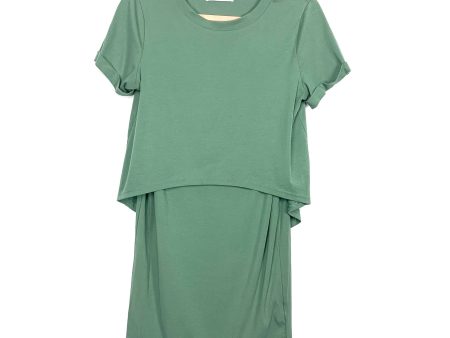 Legoe Heritage Sage Green Maternity Nursing Dress- Size 1 Hot on Sale