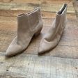 Sole Society Nude Suede Booties- Size 9 Discount