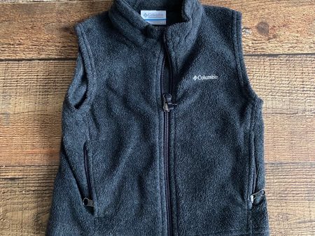 Columia Grey Fleece Zipper Vest- Size 2T For Cheap