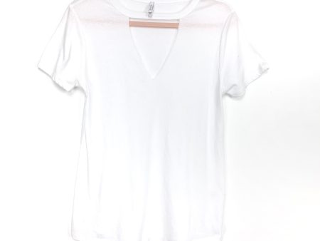 Z Supply White Cutout T-Shirt- Size S Cheap