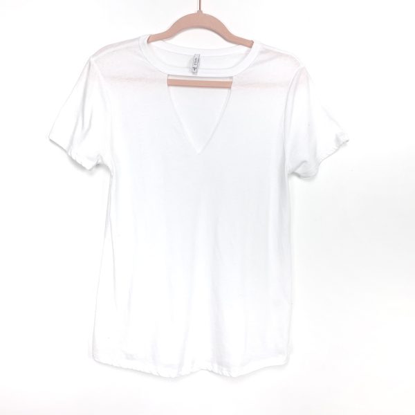 Z Supply White Cutout T-Shirt- Size S Cheap