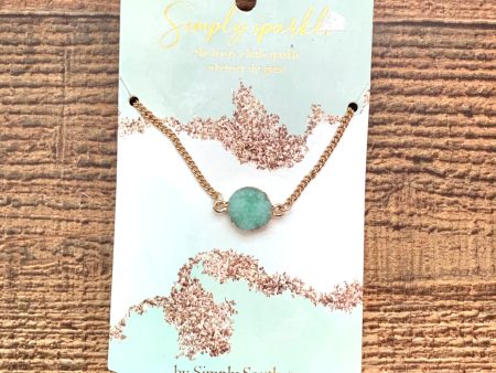 Simply Sparkle by Simply Southern Gold & Teal Bracelet NWT Online Hot Sale