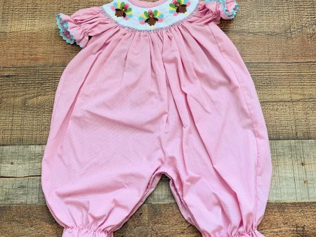 Stelly Belly Smocked Turkey Long Bubble- Size 3M For Discount