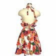 Rosevelvet Fiesta Nights Ivory And Coral Multi Print Cut Out Dress- Size S (Sold Out Online!) For Discount