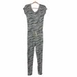 Elan Grey Camo Drawstring Waist Jumpsuit NWT- Size S Cheap