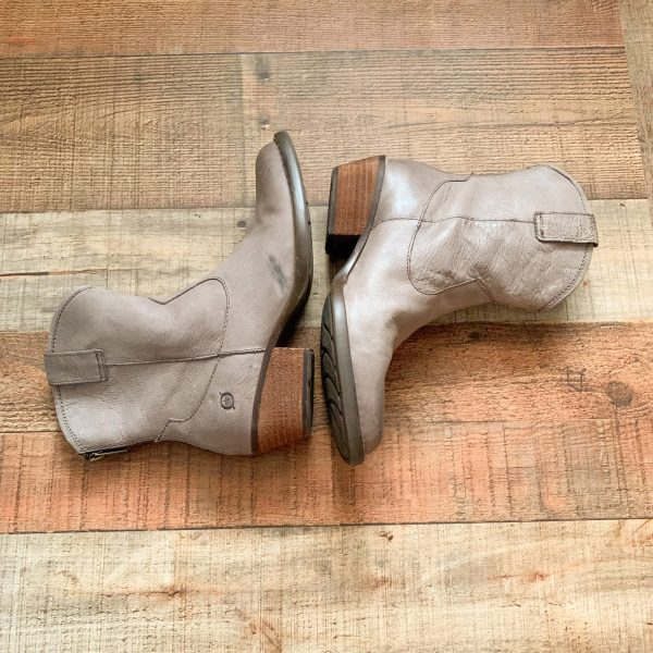 Born Grey Leather Boots- Size 7.5 (see notes) Online