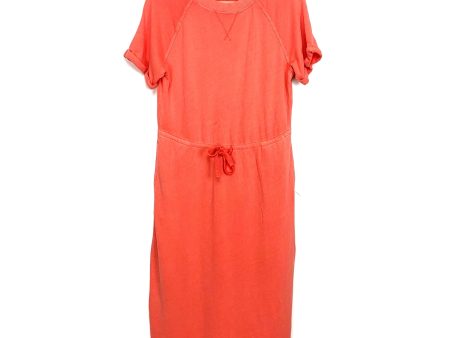 Old Navy Coral T-Shirt Midi Dress- Size M (see notes) Online