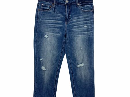 Time and Tru Distressed Mid-Rise Jeans NWT- Size 12 (Inseam 26”) Fashion