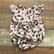 Show Me Your Mumu Mini Satin Animal Print Romper- Size 0-3M Online now