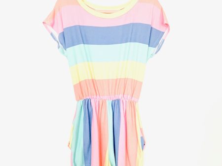 Twenty Second Colorful Striped Romper- Size S For Cheap