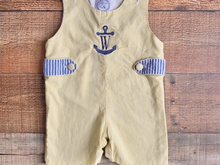 The Bella Bean Yellow Gingham “W” Outfit- Size 2T For Sale