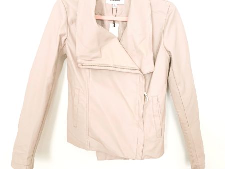 BB Dakota Tan Faux Leather Jacket NWT- Size S Sale